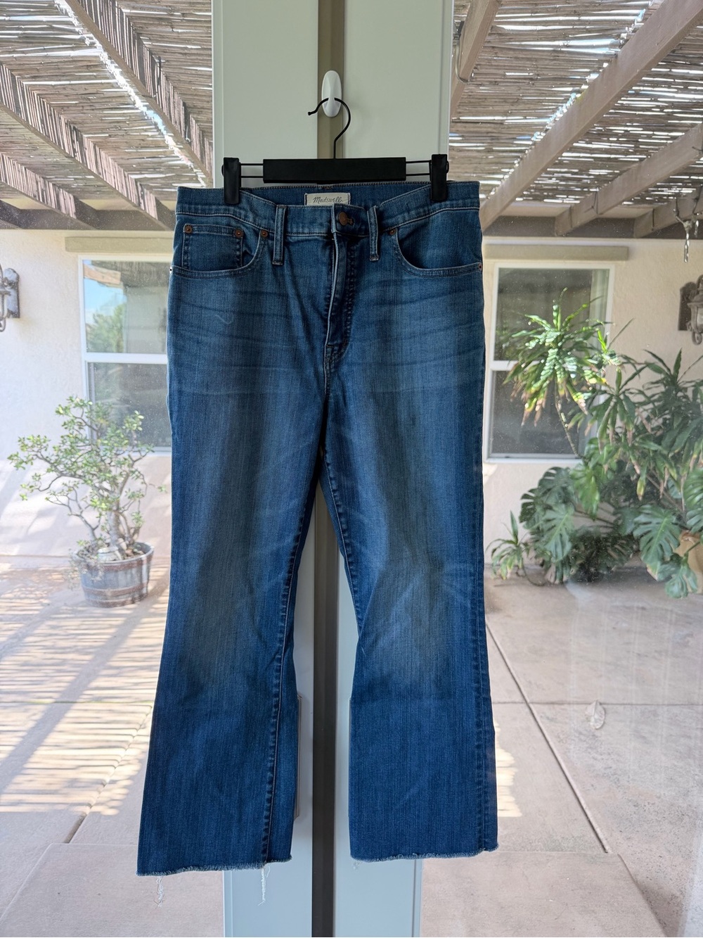 Madewell Blue Flare Jeans